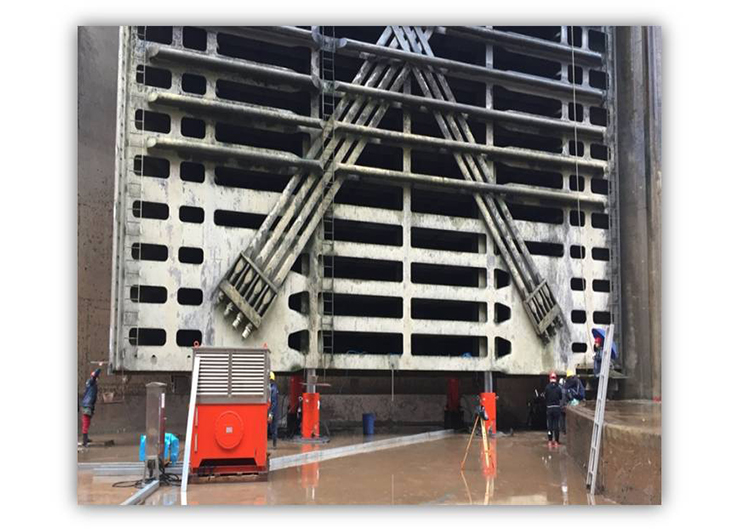 三峽南北二線提升器，提升高度175m ～185m