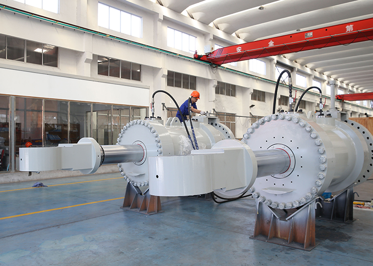 烏東德電站水輪機(jī)接力器，單機(jī)容量85萬(wàn)千瓦